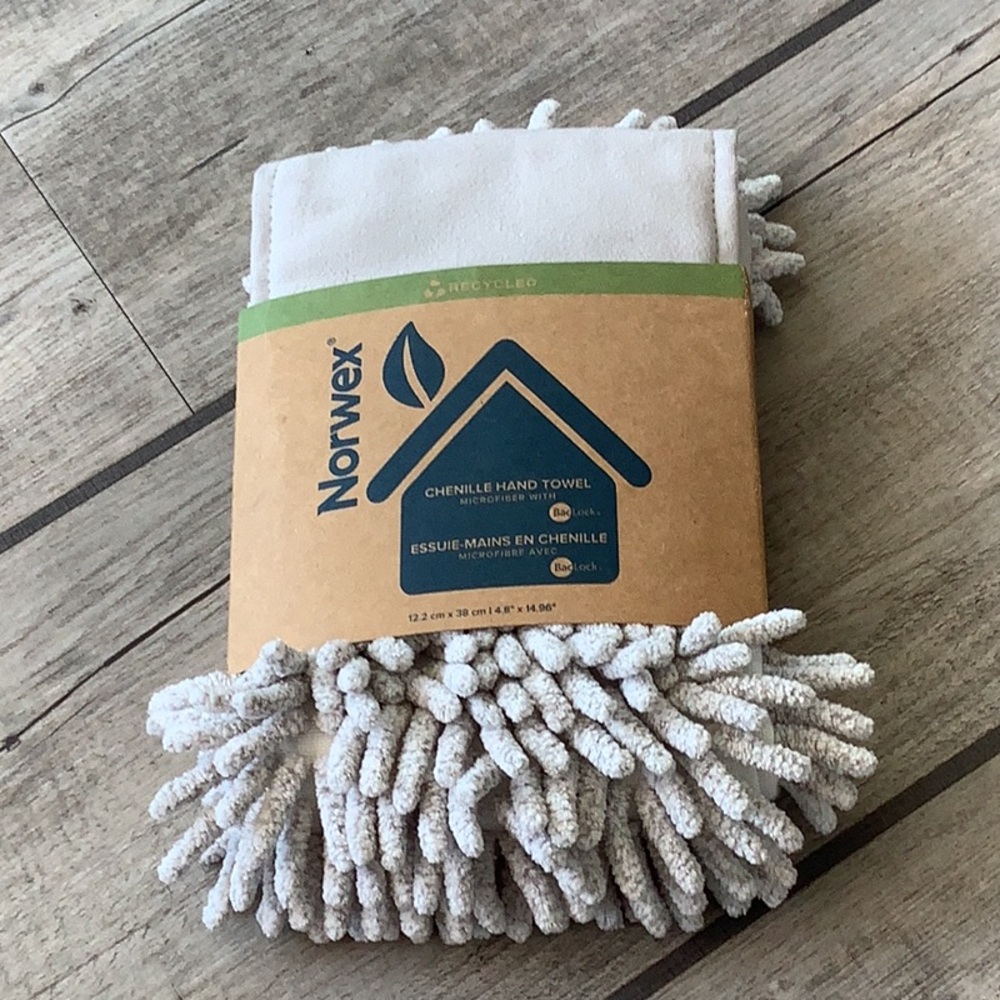 Norwex chenille hand towel